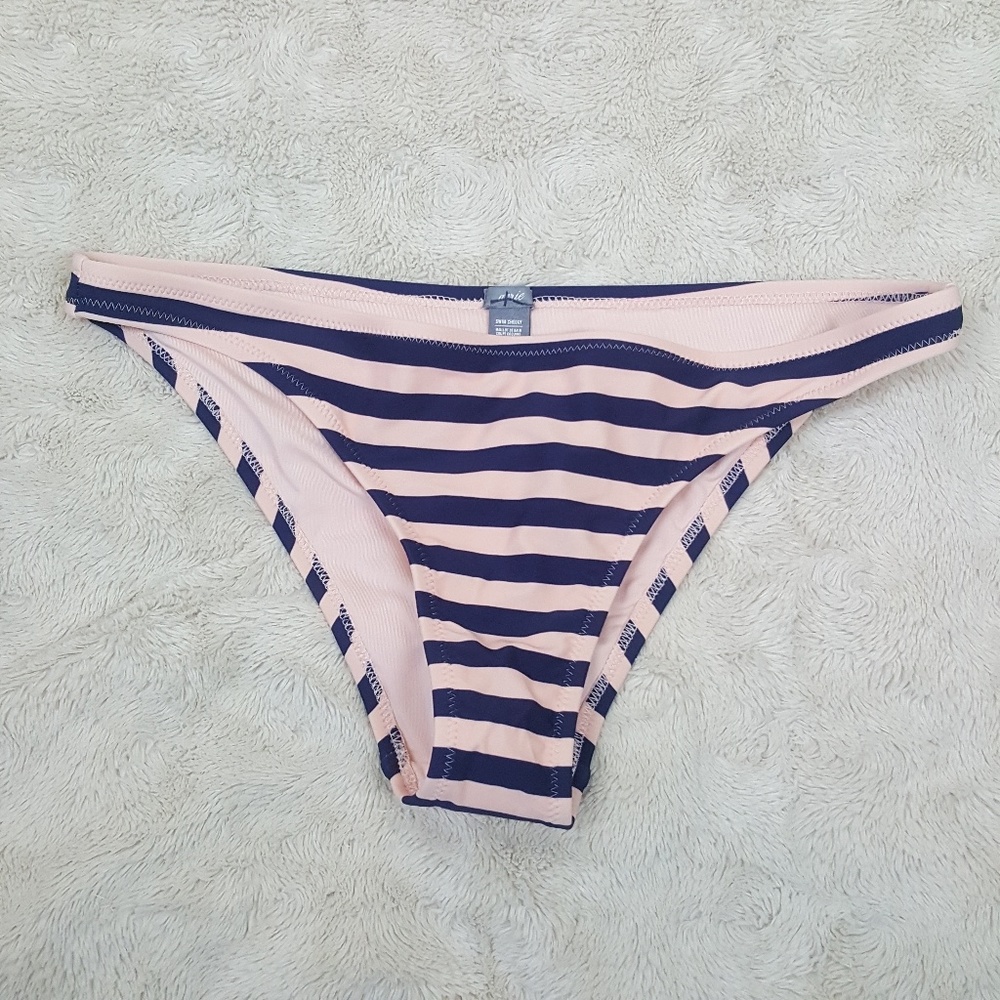 NWOT Aerie Swim Cheeky Striped Swimsuit Bottom